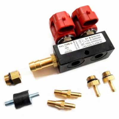 Форсунки Alex на 2 цилиндра 3 Ohm