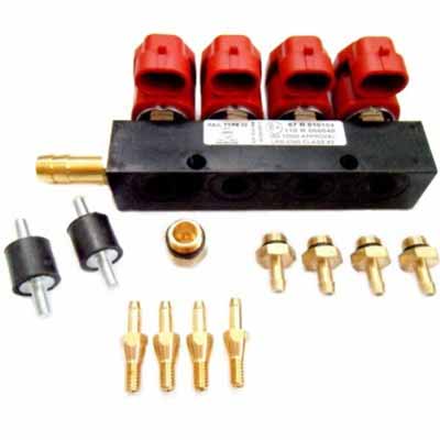 Форсунки Alex на 4 цилиндра 3 Ohm